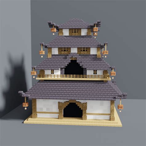 Some Japanese temple like building : r/Minecraftbuilds