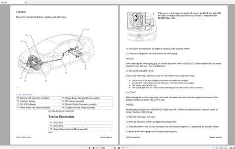 2009 Toyota Prius Wiring Diagram Original