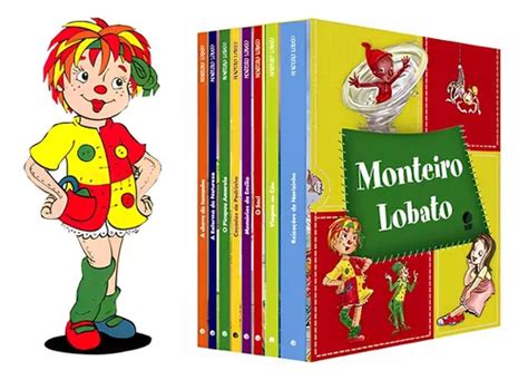 Livro Caixa Monteiro Lobato Infantil Sitio Pica Pau Amarelo Emilia