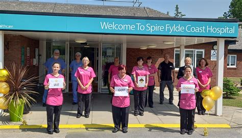 double celebrations  spire fylde coast hospital cap awards