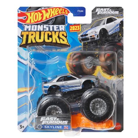 HOT WHEELS NISSAN 風火輪怪物卡車速度之怒日產天際線 R34 蝦皮購物