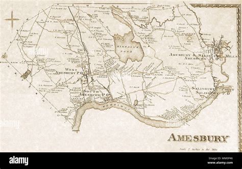 map  amesbury  res stock photography  images alamy