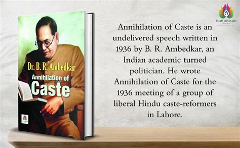 Buy Annihilation Of Caste Dr Br Ambedkar Caste Eradication