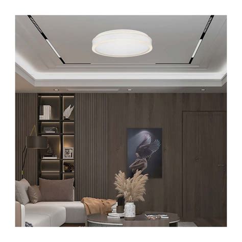 V TAC 38W LED Designer Ceiling Light Round White 4000K Dimmable