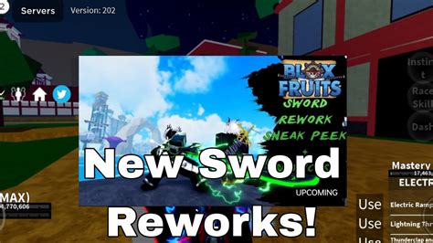 New Sword Reworks In Blox Fruits Update Blox Fruits Youtube