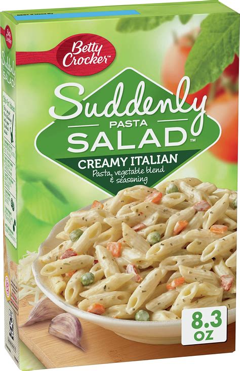 Betty Crocker Suddenly Creamy Italian Pasta Salad Mix 83 Oz Pack Of 6 Grocery