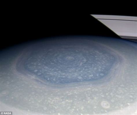 Has The Mystery Of Saturn S Hexagonal Storm Been Solved Daily Mail