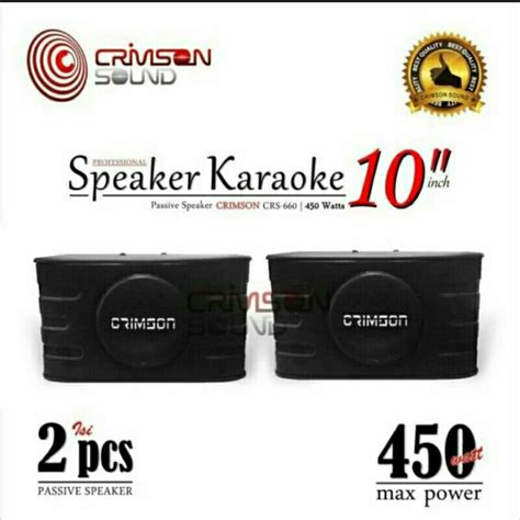 Jual Speaker Pasif Crimson Csr 660 Original 10 Inch Shopee Indonesia