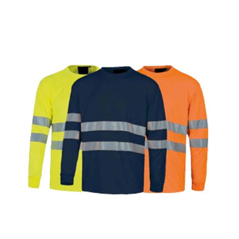 Camiseta De Trabajo Con Reflectivo Dotacion Uniforme Mundo Industrial