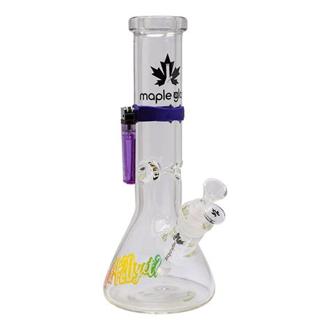 Is It 420 Yet Jester Series 12 Inches Glass Bong With Magnetic Band By