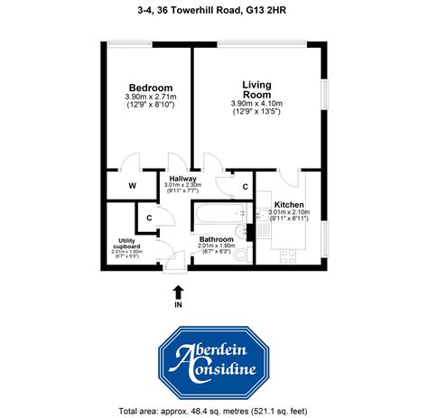 1 Bed Flat For Sale In Flat 3 4 Towerhill Road Knightswood Glasgow