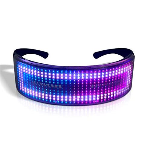 Customizable Led Glasses Bluetooth Light Up Glasses For Raves F