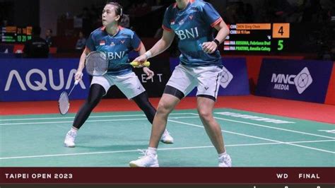 Hasil Ganda Putri Indonesia Hari Ini Final Taipei Open 2023 Super 300