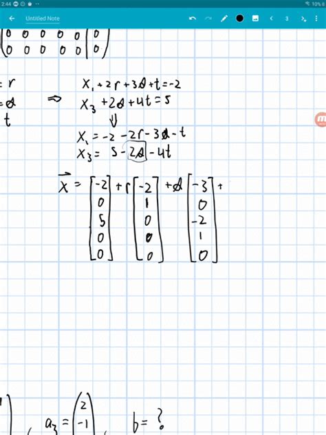 Solved Let Ax B Be A Linear System Whose Augmented Matrix Ab Has Reduced Row Echelon Form