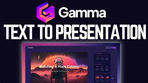 How to use Gamma ai (Create A Presentation In Minutes) - YouTube