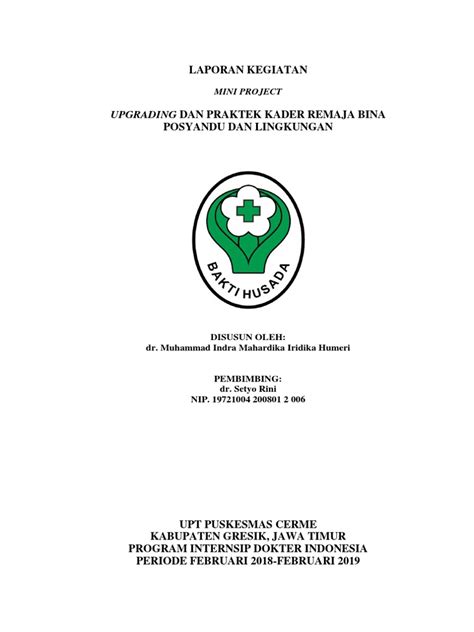 Contoh Laporan Minipro Puskesmas Pdf