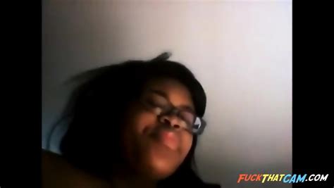 Black BBW Exercising Naked