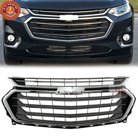 Front Bumper Upper Grille Chrome 84344487 For Chevrolet Traverse 2018 2021 Ebay