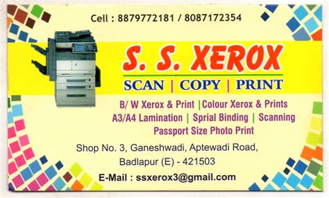 Ss Xerox Badlapurdiary