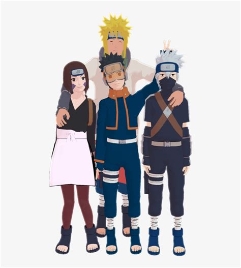 Kakashi, Obito, Rin By Mmdspot - Rin Obito Kakashi Png - Free ...