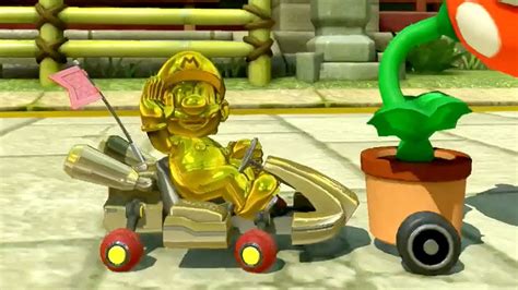 Mario Kart Deluxe Renegade Roundup Gold Mario Gameplay