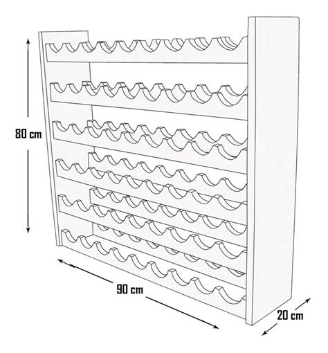 Cava 100 Madera De 54 Botellas Hogare Mercado Libre