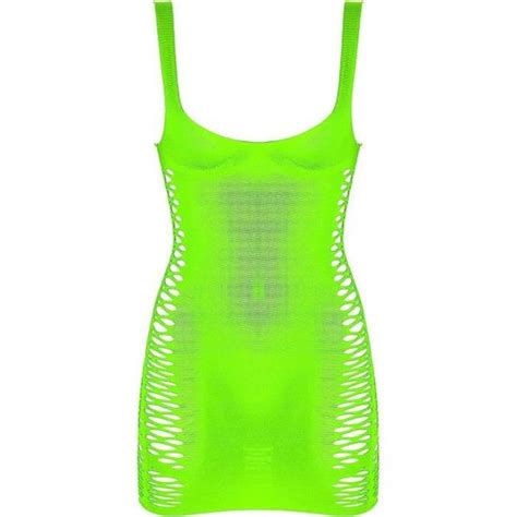 Nuisette Femme Sexy Mini Robe Transparente Lingerie Fishnet Body Combinaison Ouverte Babydoll