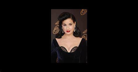 Photos Dita Von Teese D Voile Sa Collection De Lingerie Premiere Fr