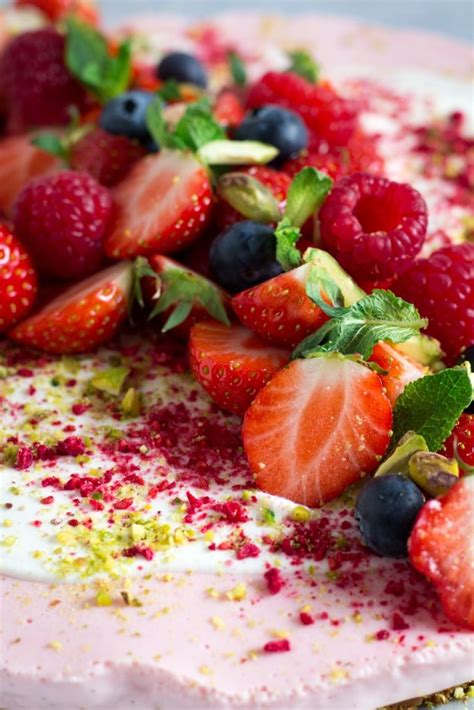 Plattekaastaart Met Aardbeien En Limoen Een Lepeltje Lekkers