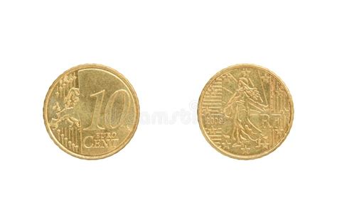 Ten Euro Cent Coin Stock Photo Image Of European Coin 110589548