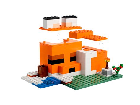 Lego Minecraft The Fox Lodge House Fox Lodge Minecraft Lego
