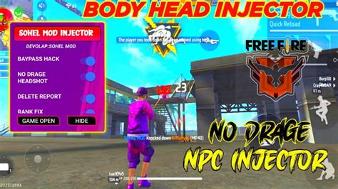 New Npc Hack🔥auto Headshot Injector Free Fire Max Headshot Hack Panel