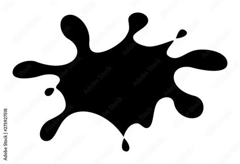 Black Paint Splat