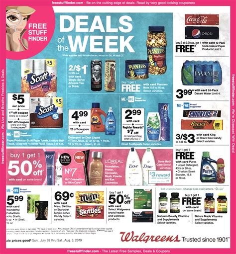 HOT Walgreens Ad Preview Week 7 28 8 3 Free Stuff Finder