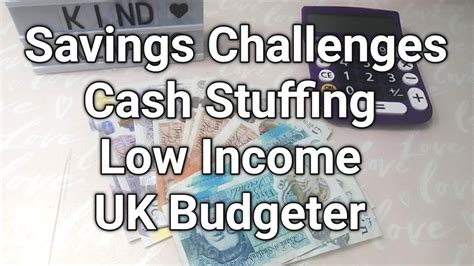 Savings Challenges Cash Stuffing UK Budgeter Low Income Wk 5 Feb