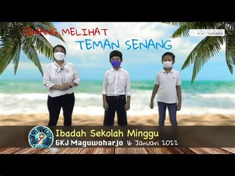 Sekolah Minggu Online Gkj Maguwoharjo Januari Youtube