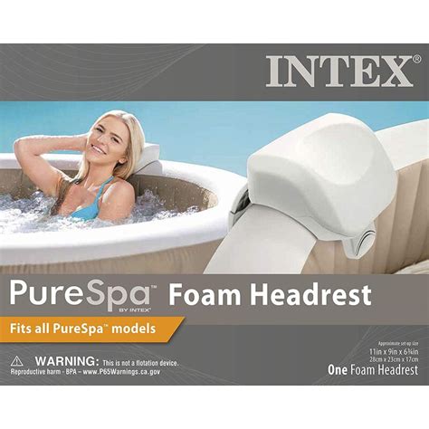 Intex Purespa Cushioned Foam Headrest Pillow Hot Tub Spa Accessory White Reviews Wayfair