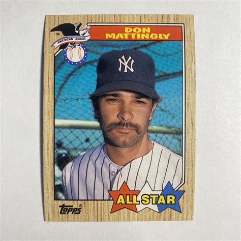 Topps All Star No Don Mattingly Yankees Hof Ebay