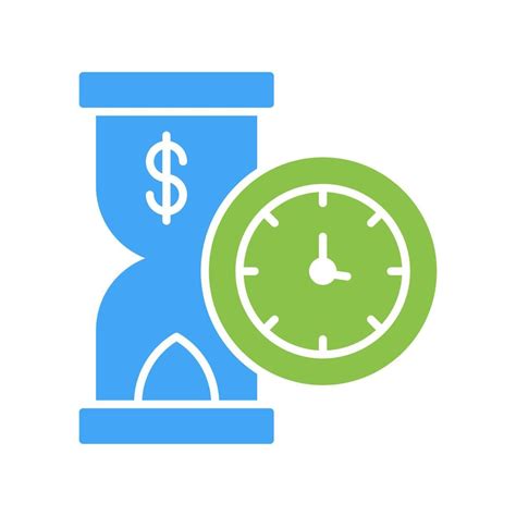 Time Is Money Vector Icon 20634247 Vector Art At Vecteezy