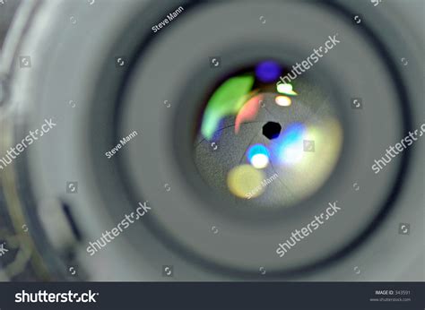 Light Refraction On Camera Lens Glass Stock Photo 343591 Shutterstock