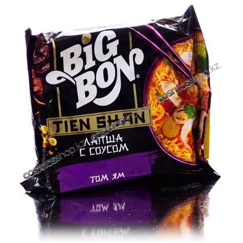 Big Bon Tien Shan Лапша с Соусом Том Ям (85гр)
