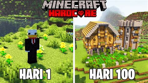 BERTAHAN HIDUP SELAMA 100 HARI DI MINECRAFT HARDCORE YouTube