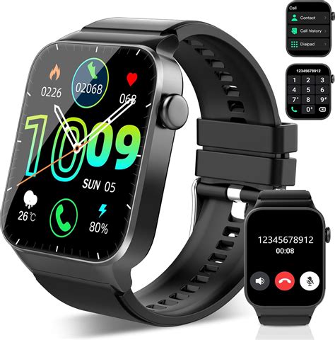 Vkrobag Smartwatch Uomo Donna Hd Schermo Tattile Orologio Smart