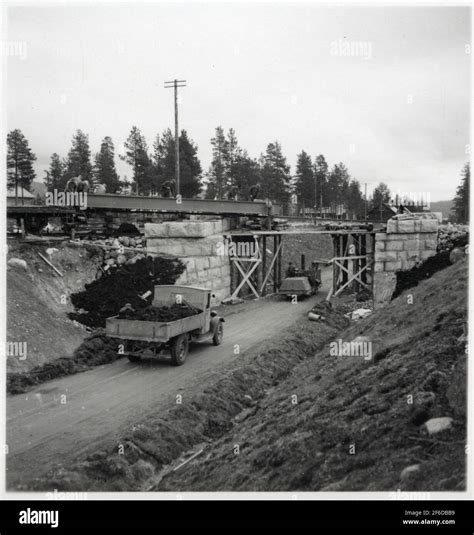 Road portrait at Jokkmokk Stock Photo - Alamy