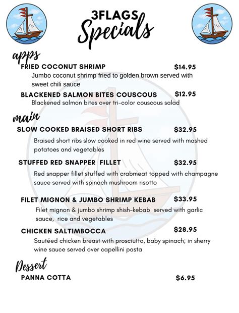 3 FLAGS GRILL - ☀️ Good morning! Wishing everyone a great...