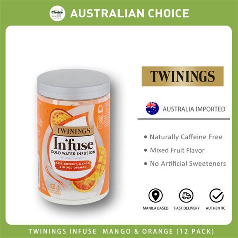 Twinings Infuse Passionfruit Mango Blood Orange 12 Packs Lazada PH