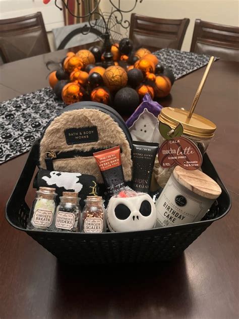 Spooky Basket Halloween Themed Gifts Halloween Treat Baskets