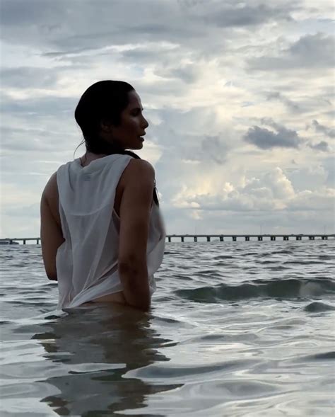 Padma Lakshmi talks stripping down for Pirelli Calendar 2025