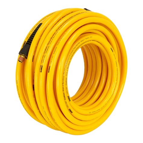 Dewalt Braided Polyurethane 100 Ft Air Hose In The Air Compressor Hoses