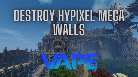 Vape V Destroy Mega Walls Hypixel Mega Walls Youtube